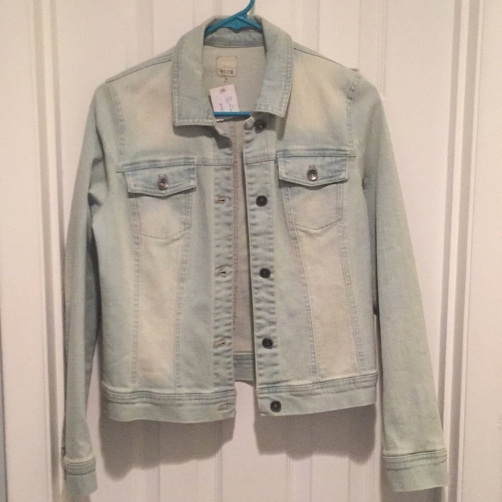 NWOT Ecru Jean Jacket